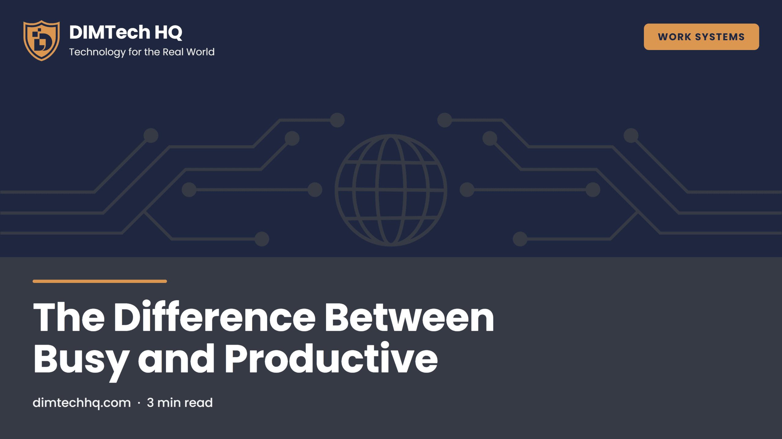 The Difference Between Busy and Productive