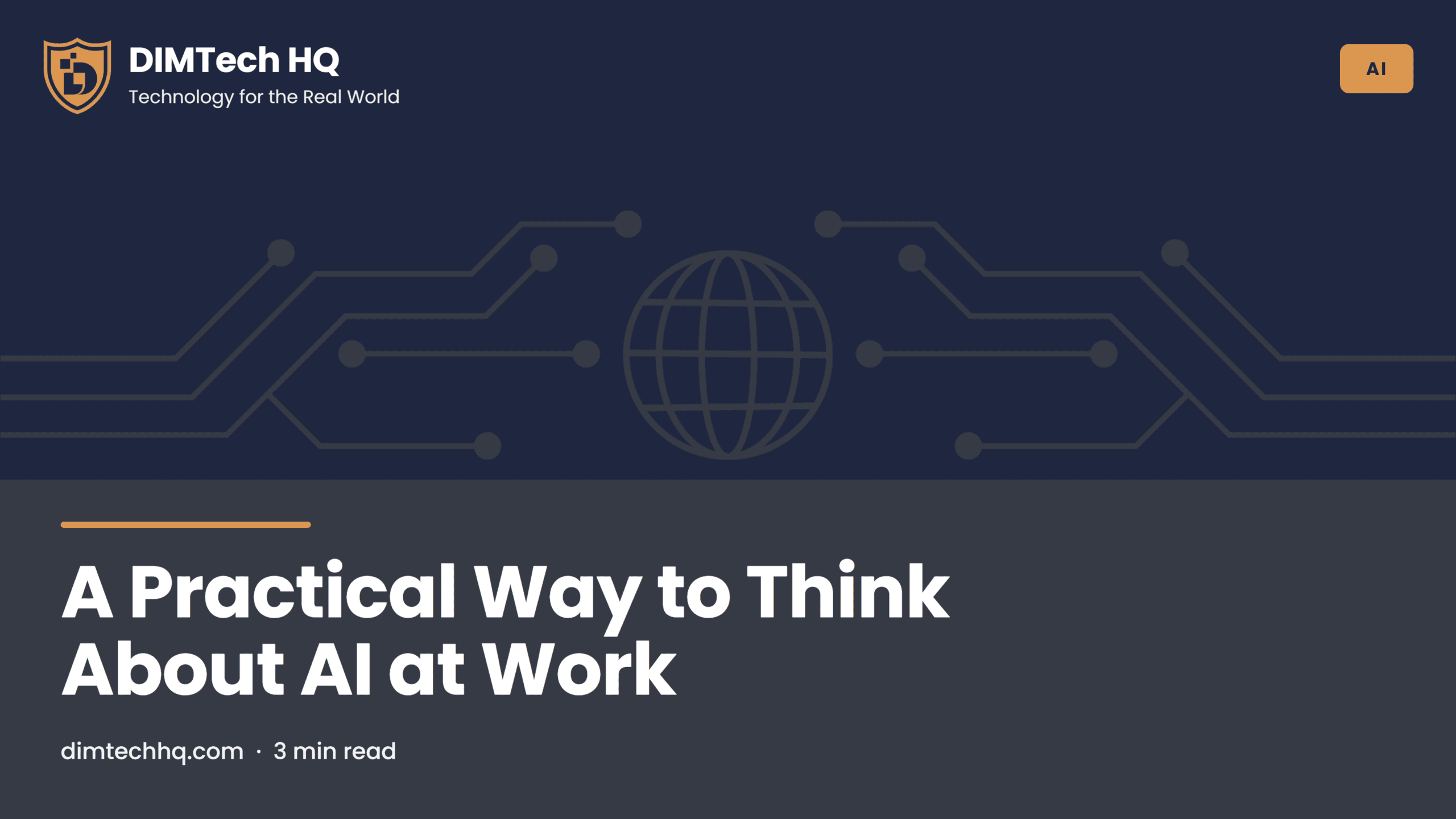 A Practical Way to Think About AI at Work
